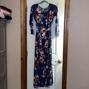 PinkBlush maternity full length dress